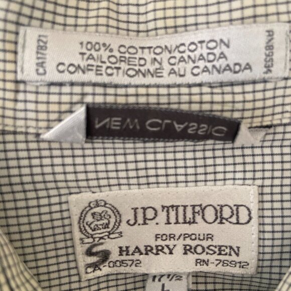 J.P. Tilford for Harry Rosen Cotton Dress Shirt - Picture 2 of 3